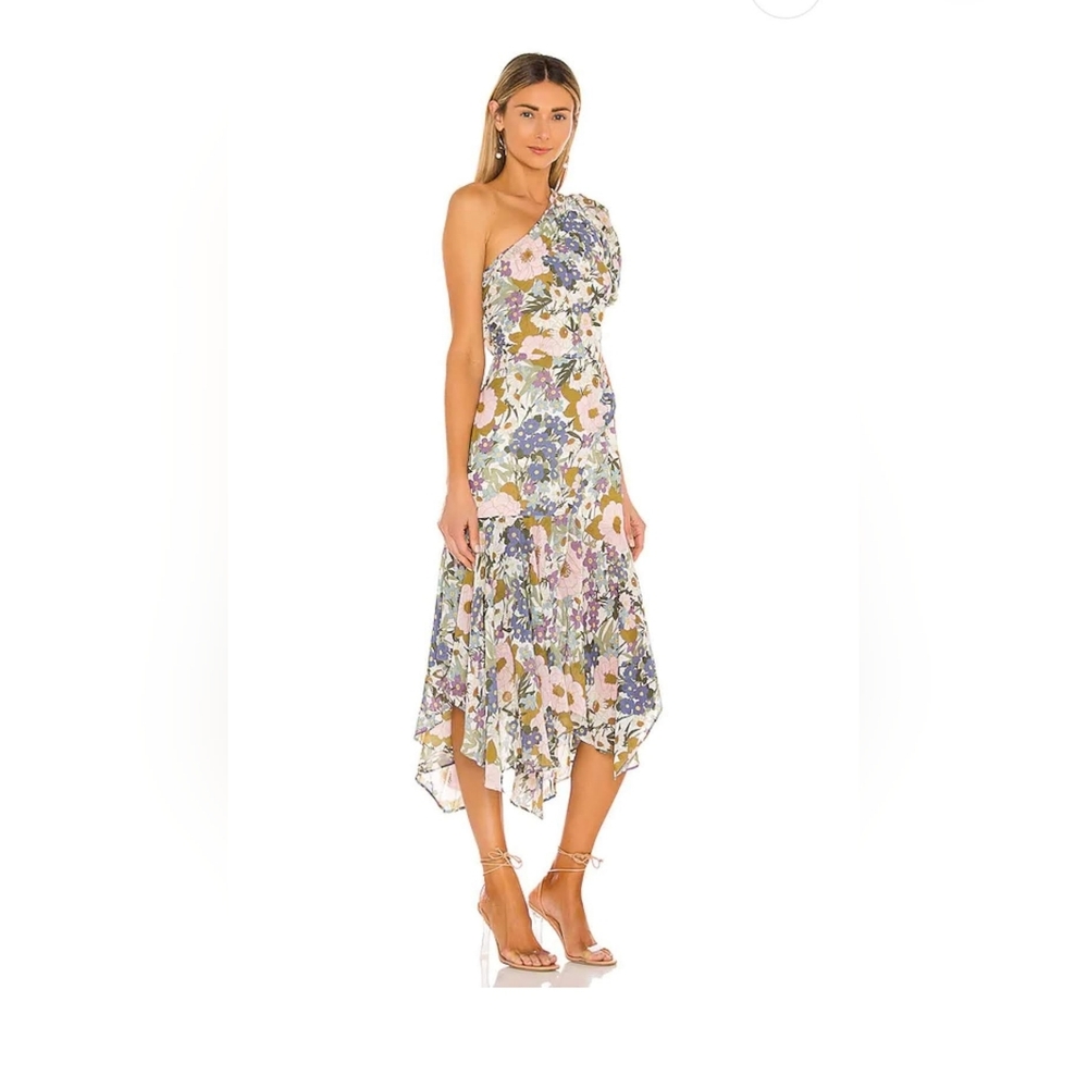 NWOT! Posh ASTR The Label Anthro Santorini Women's Dress Retro Floral Size XS - Picture 5 of 15